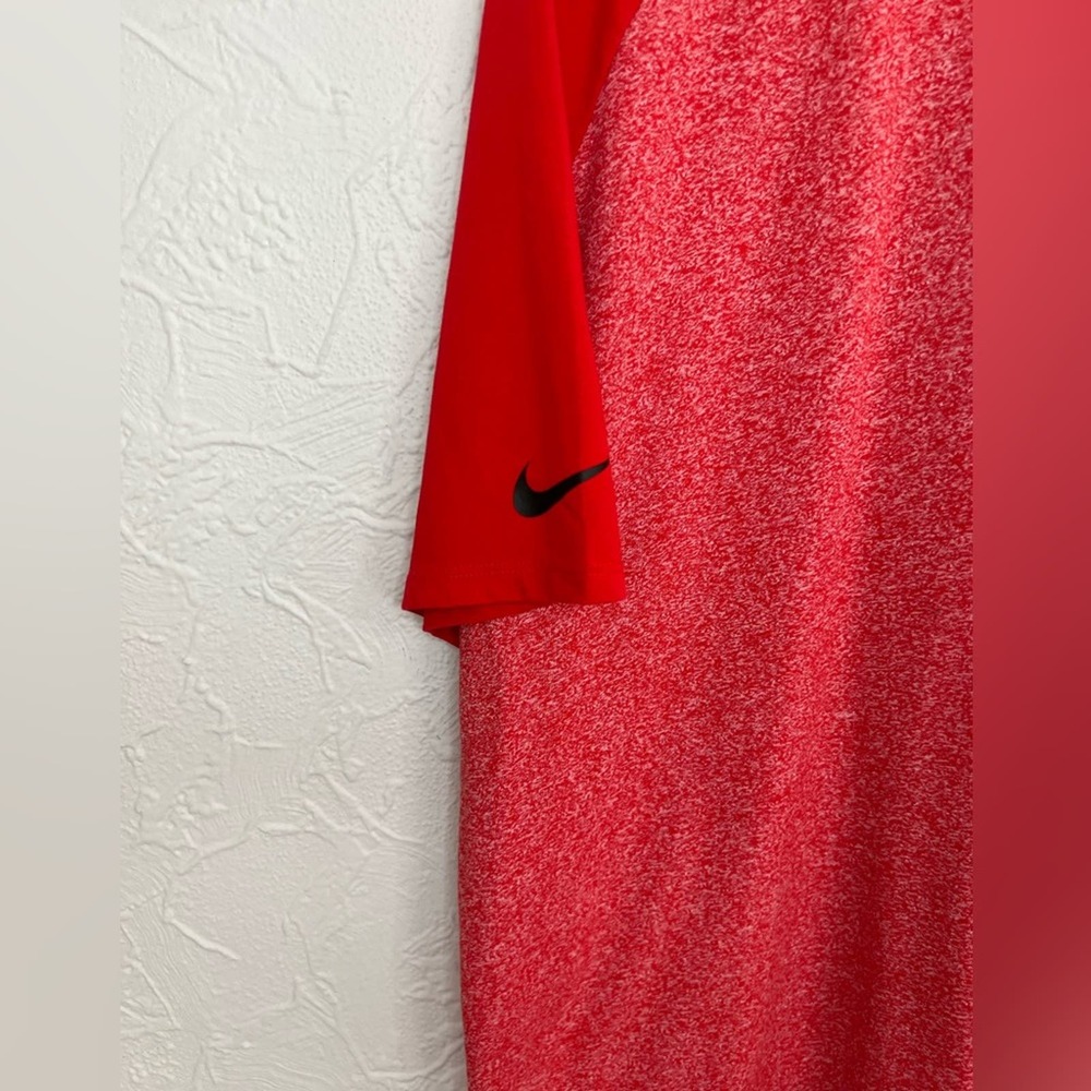 Red Short Sleeve Raglan Tee - Picture 4 of 5